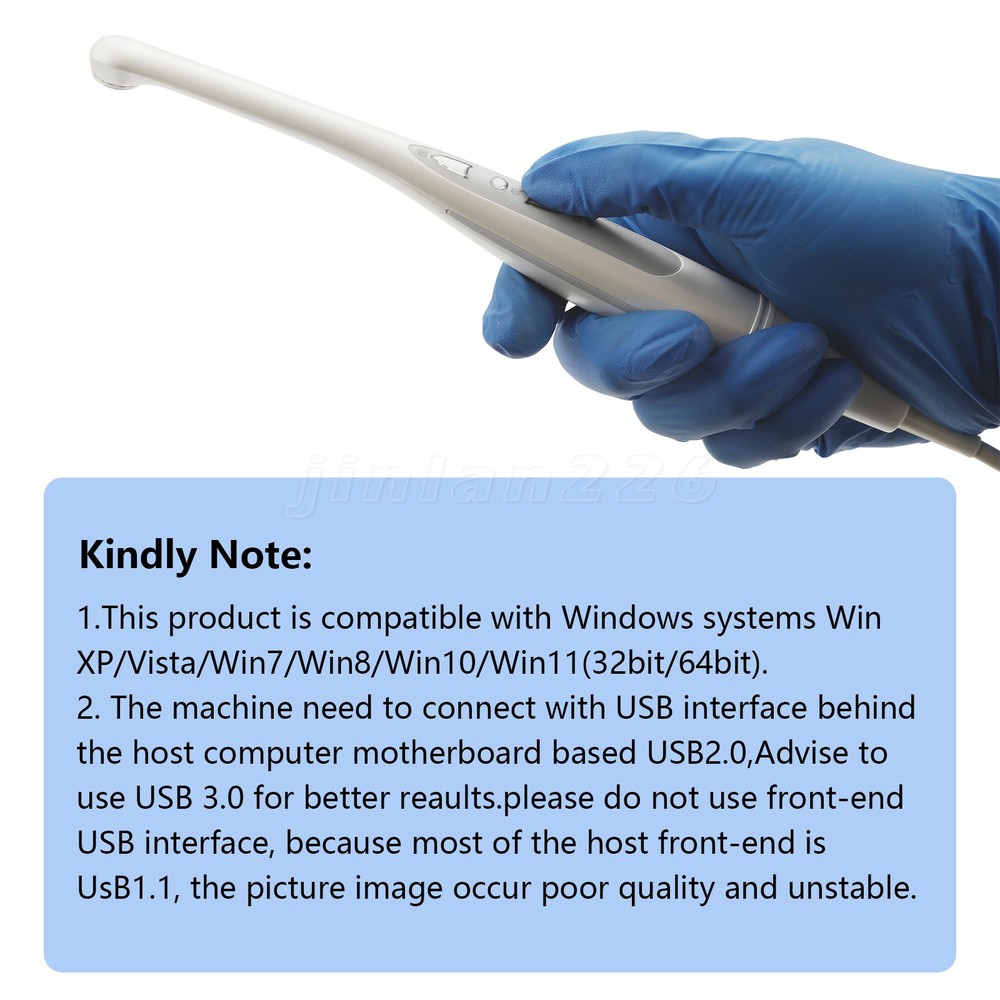 8LED Dental Intraoral Camera Fixed-Focus 1080P