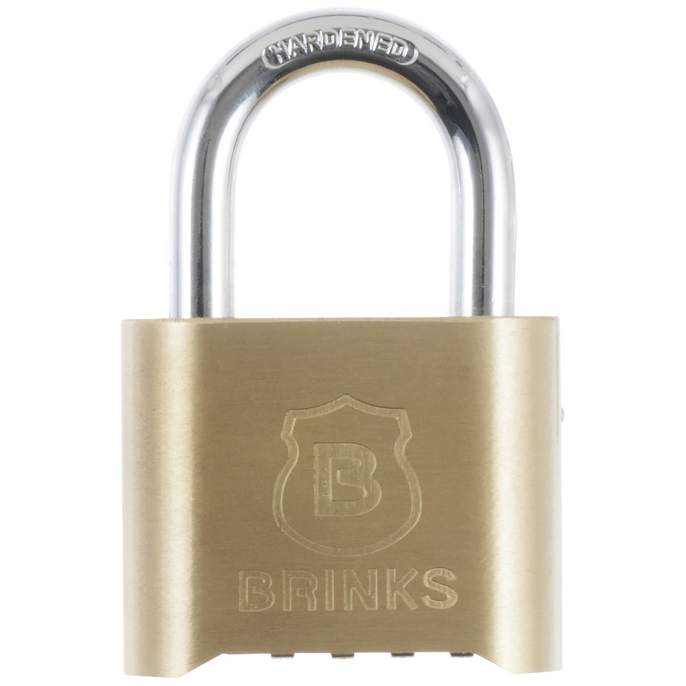 Resettable Combination Padlock Solid Brass 50mm 1 inch Shackle Keyless Security