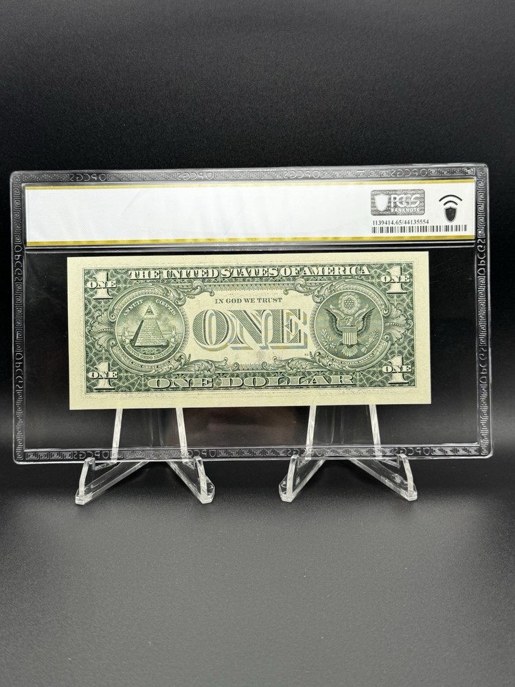3 $1 FRN's WITH CONSECUTIVE REPEATER SERIAL #'s - PCGS 64/65