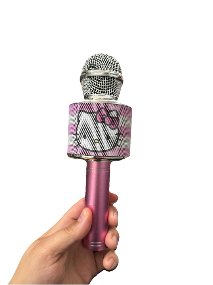 Hello Kitty Bluetooth Karaoke Microphone Wireless Speaker