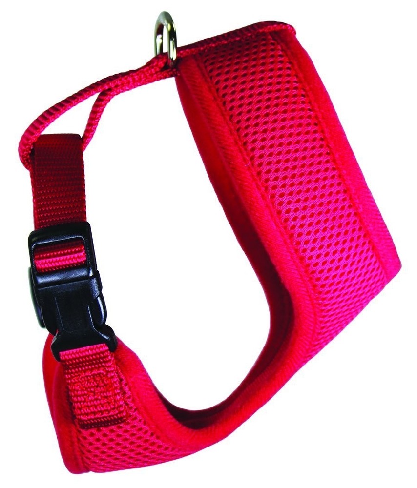 BreezyMesh Dog Harness – XL, Red