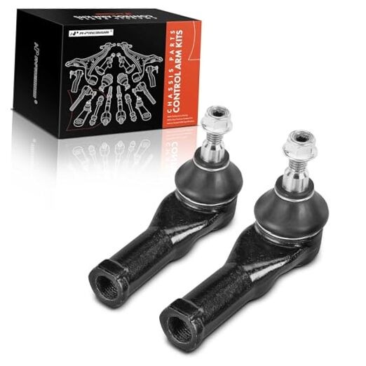 2 x Front Outer Tie Rod Ends, Compatible with Jaguar X-Type 2002-2008