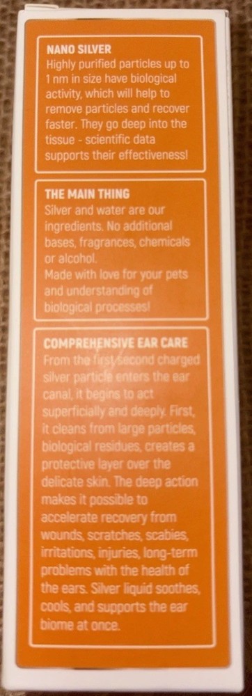 Silver Grade, Silver Ear Wash For Pets 2oz