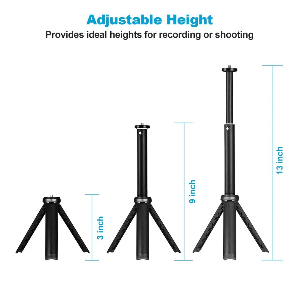 Lightweight Mini Tripod For Camera/phone/webcam Extendable Stand For Logitech We