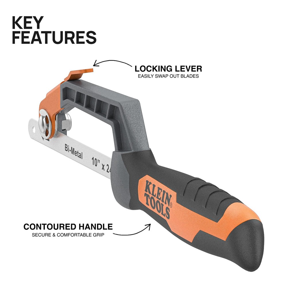 Klein Tools 31432 Compact Medium-Cut Hacksaw