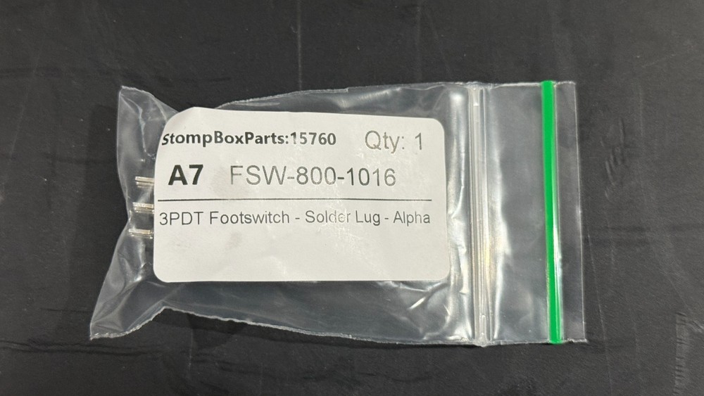 3PDT Footswitch - Solder Lug - Alpha