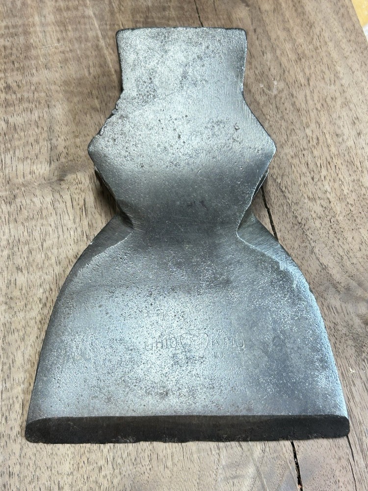 OHIO KING Hewing Axe Head Vintage 2 Lbs 2 Oz