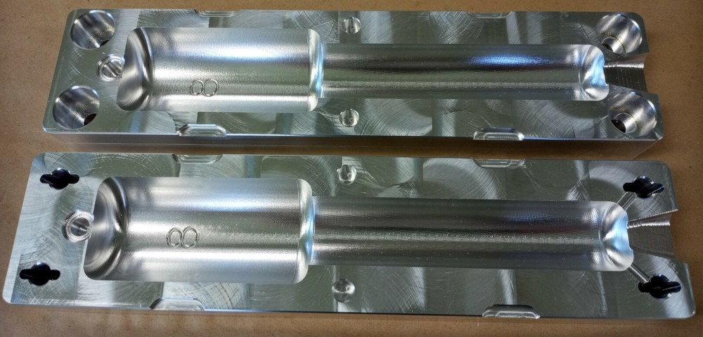 8 lb Cod Sinker / Deep Drop Weight Mold - FITS ROD HOLDERS -    Aluminum CNC