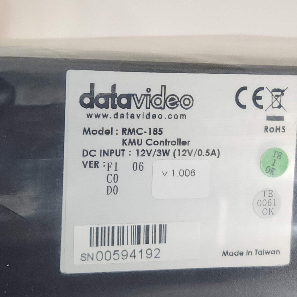 New Datavideo RMC-185 KMU Controller Control Surface