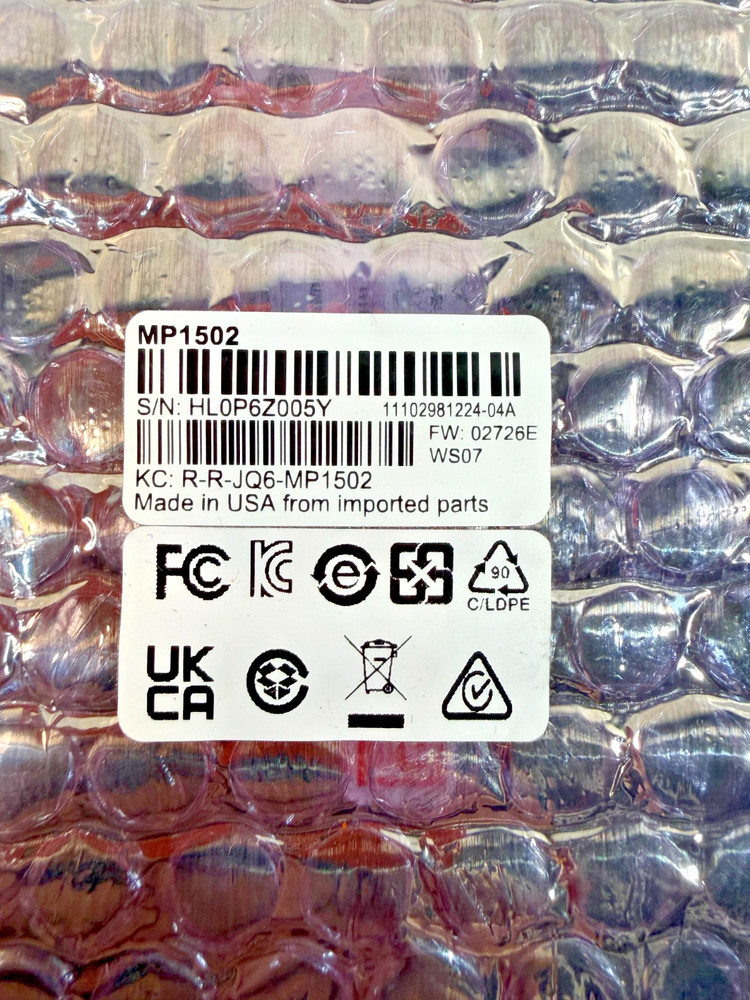 Mercury Security MP1502 Intelligent Controller Board 2 Readers 8 Inputs 4 Output