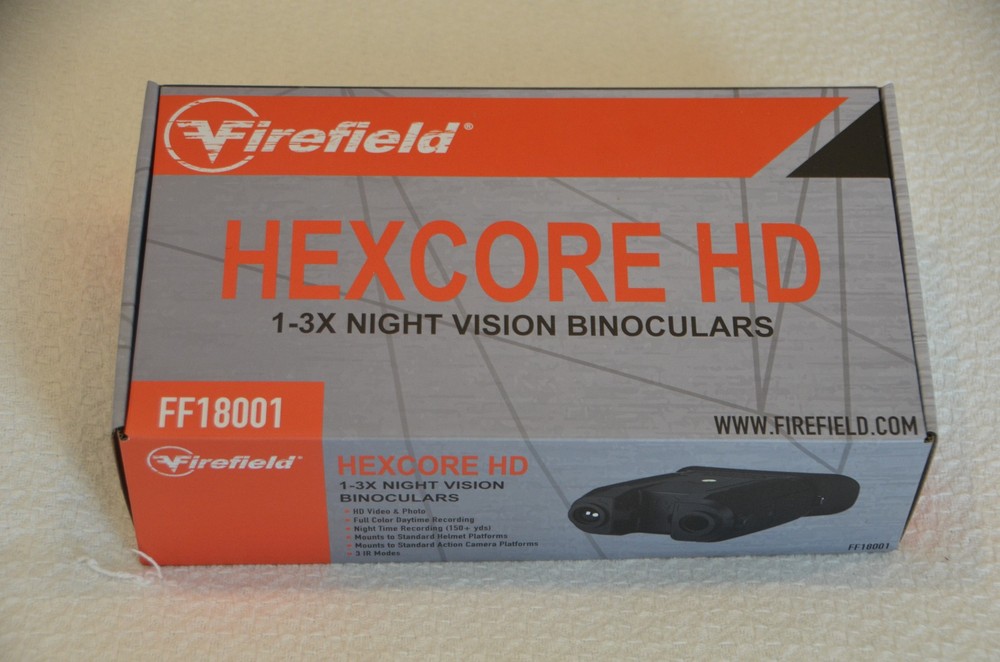 Firefield Hexcore HD 1-3X Night-Vision Binoculars NIB