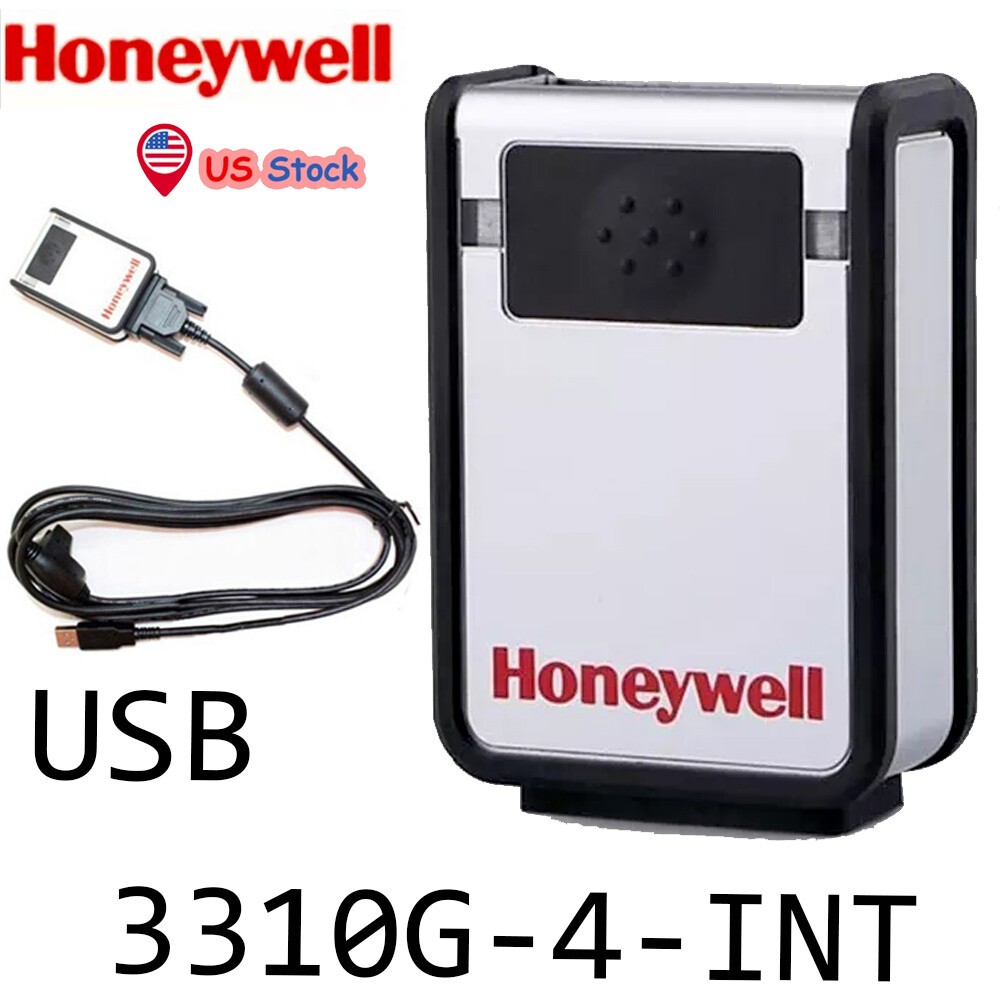 Honeywell 1D 2D LED 3310G-4-INT USB Cable Fixed Handsfree Barcode Scanner Reader