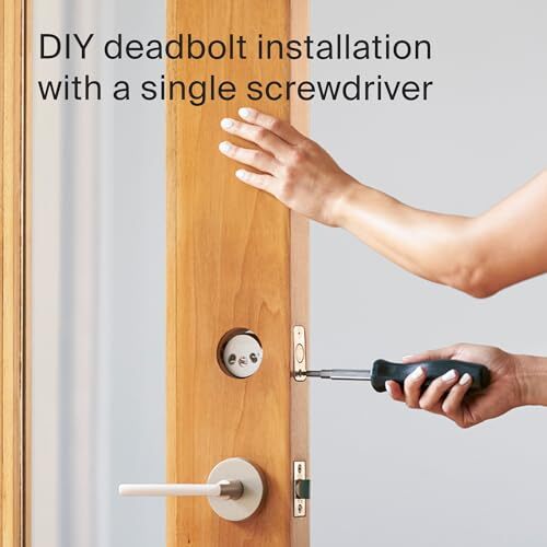 Level Lock+ Smart Lock Plus Apple Home Keys - Smart Deadbolt (Matte Black)