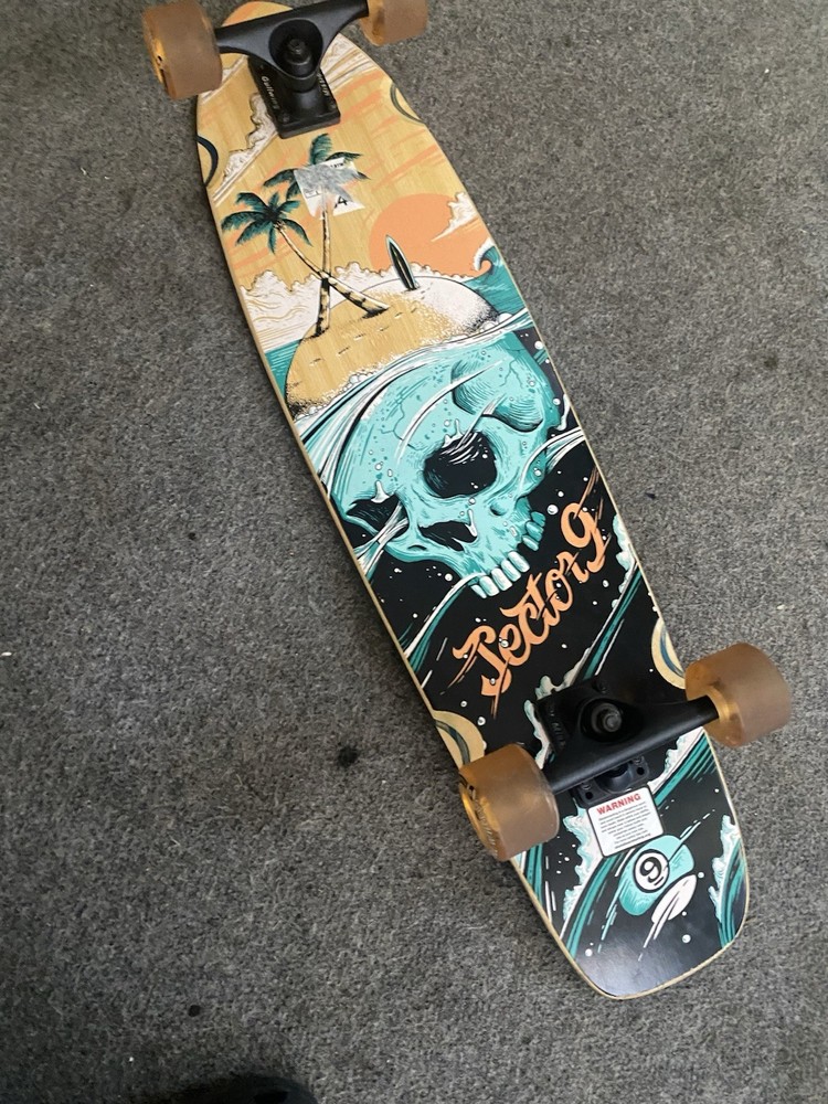 Sector 9 Bamboo Series Complete Stranded Strand Skateboard Skull 34 inch