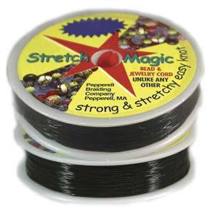 Stretch Magic 1.0mm Black Elastic Cord 5m Spool