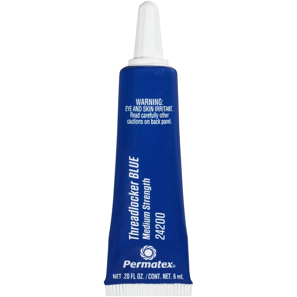 Permatex 24200 Medium Strength Threadlocker Blue, 6 ml (Pack of 12)