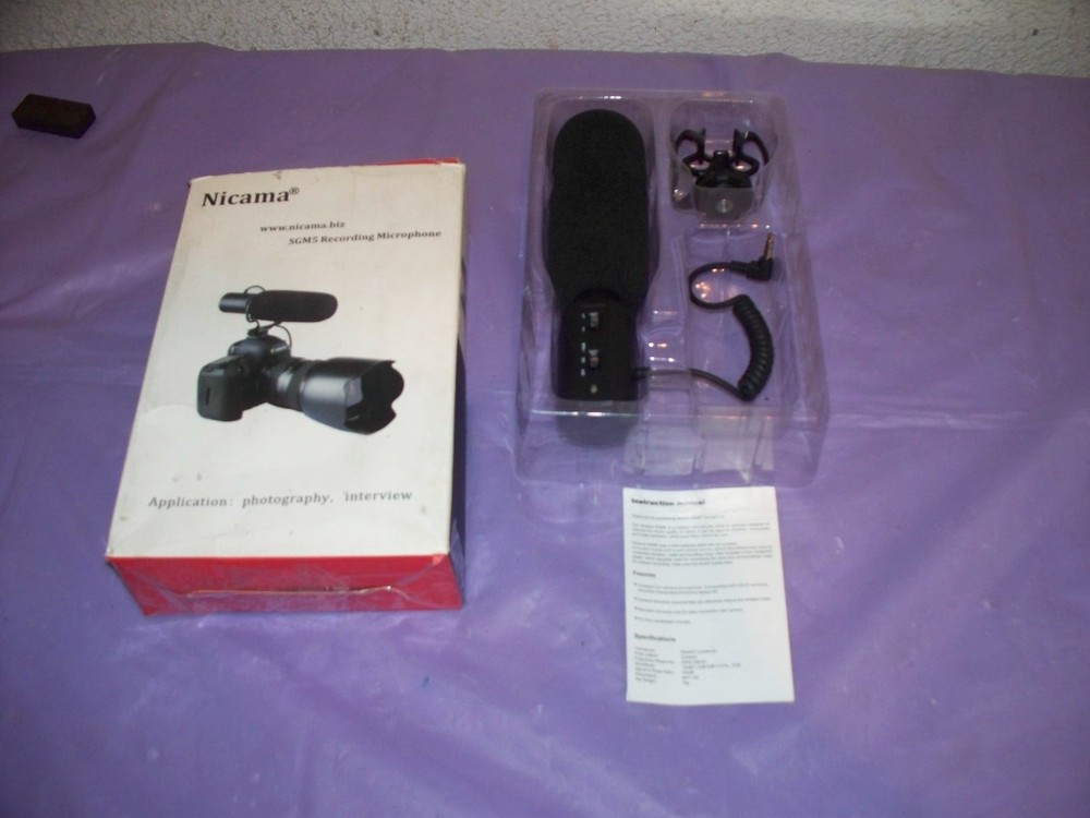 Universal Video Mic Microphone  Camera