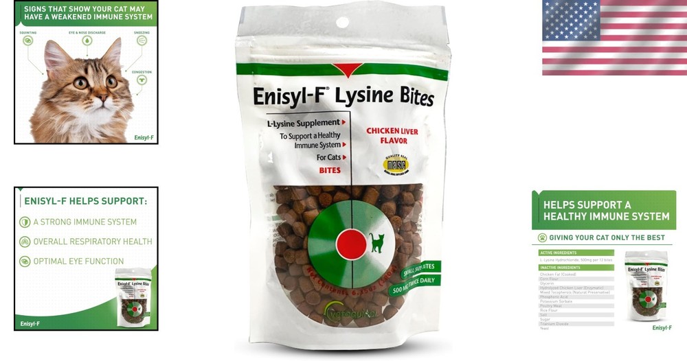 Cat L-Lysine Chews - Promotes Healthy Respiratory Function