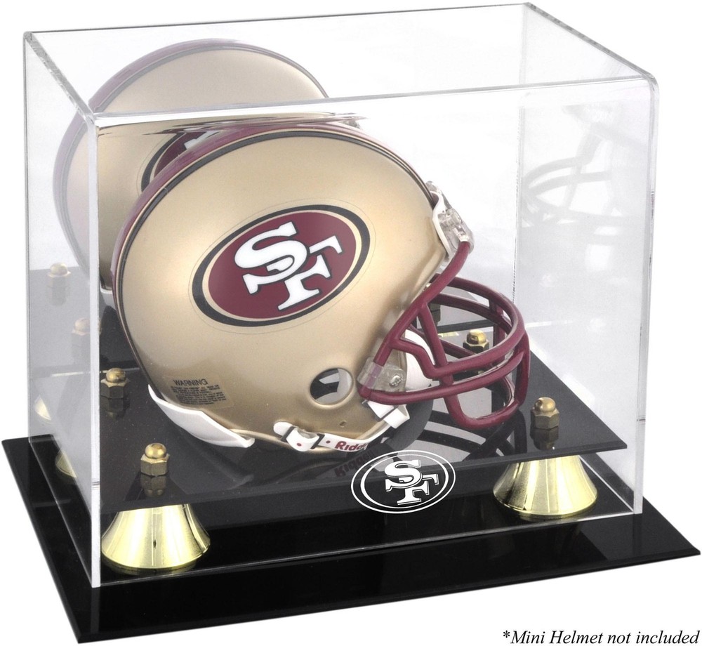 San Francisco 49ers Mini Helmet Display Case
