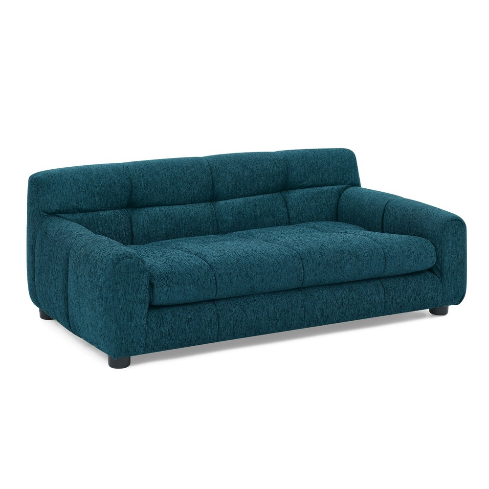Soft and comfortable pet sofa with backrest and armrests, suitable for modern