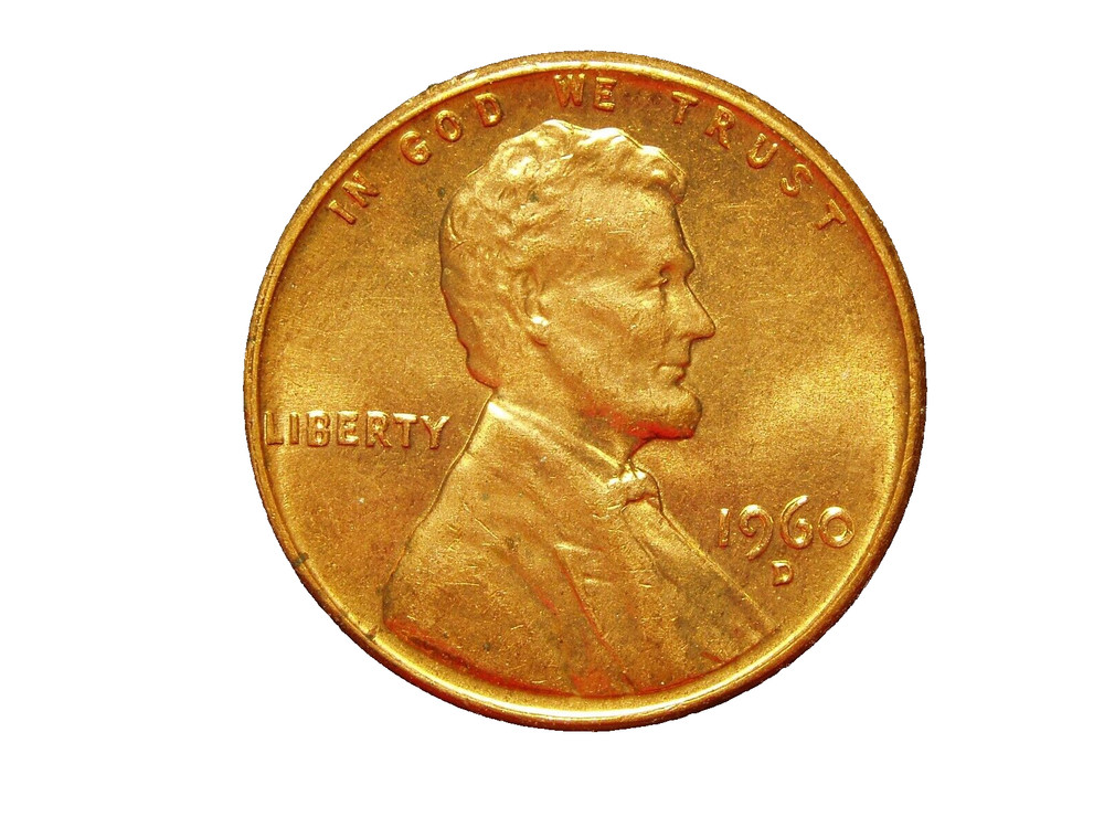 1960-D  UNC LARGE DATE LINCOLN MEMORIAL CENT #3