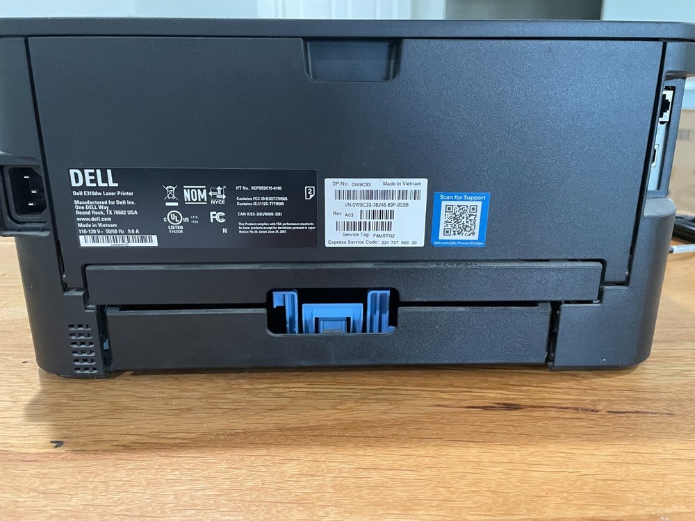 Dell E310dw Wireless Duplex Monochrome Laser Printer