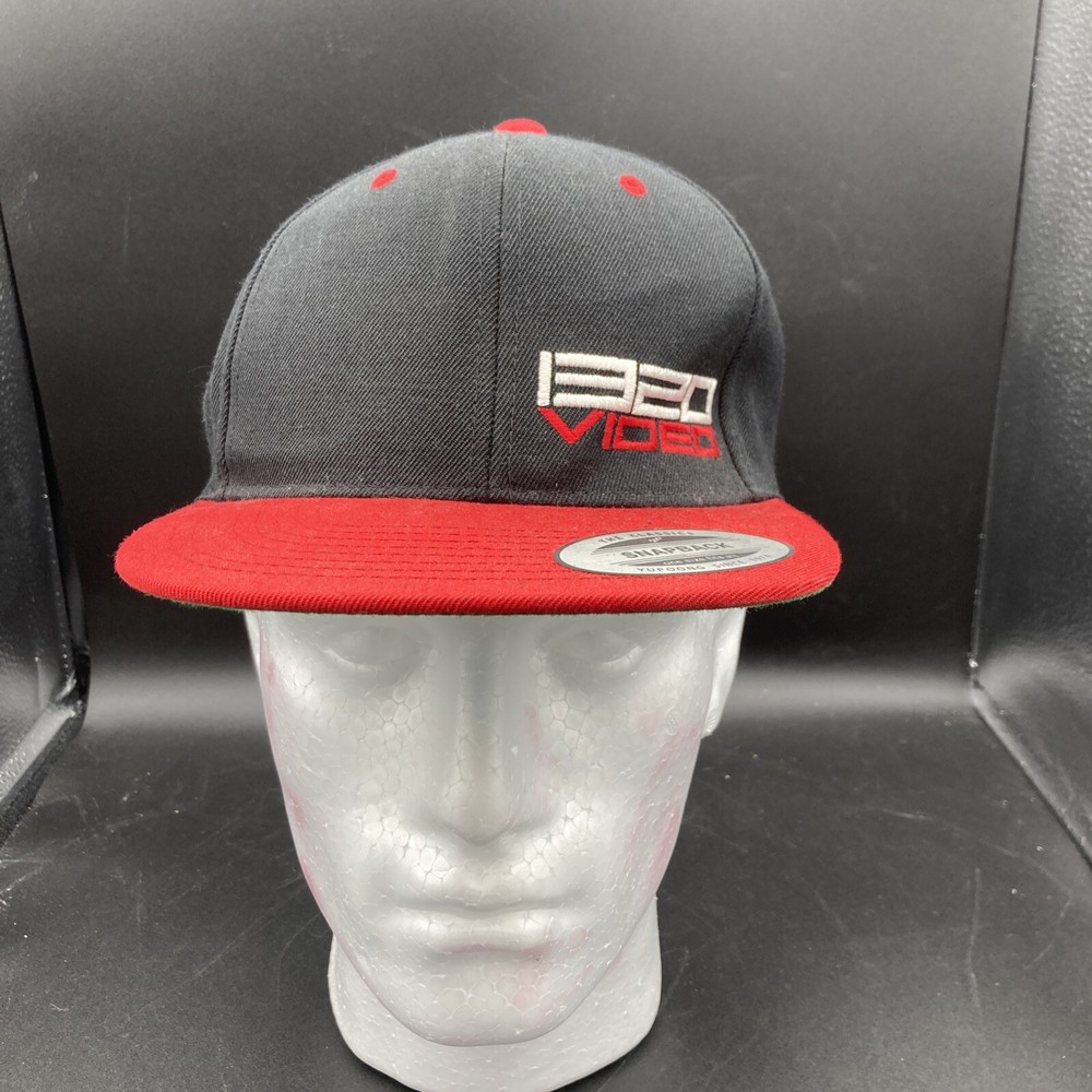1320 Video Black & Red Snapback Hat Cap