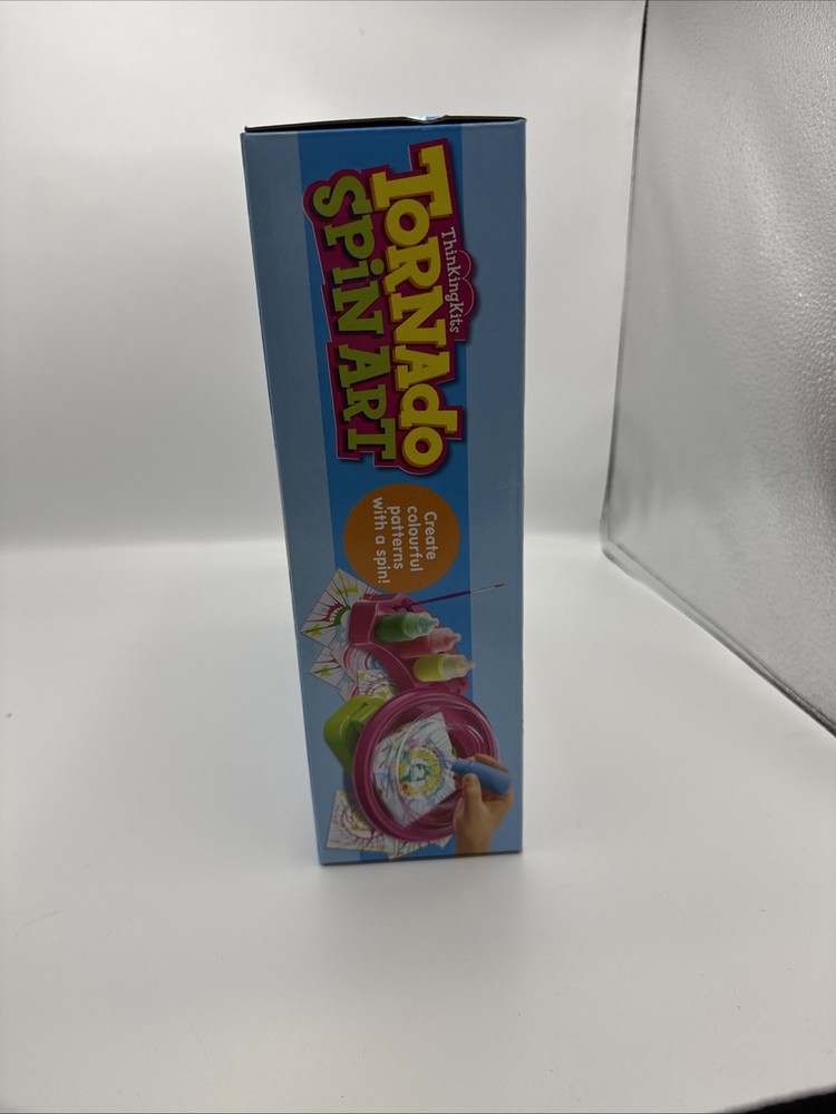 4M Tornado Spin Art Create Colourful Patterns With Spinner Paint Set 4 + NEW