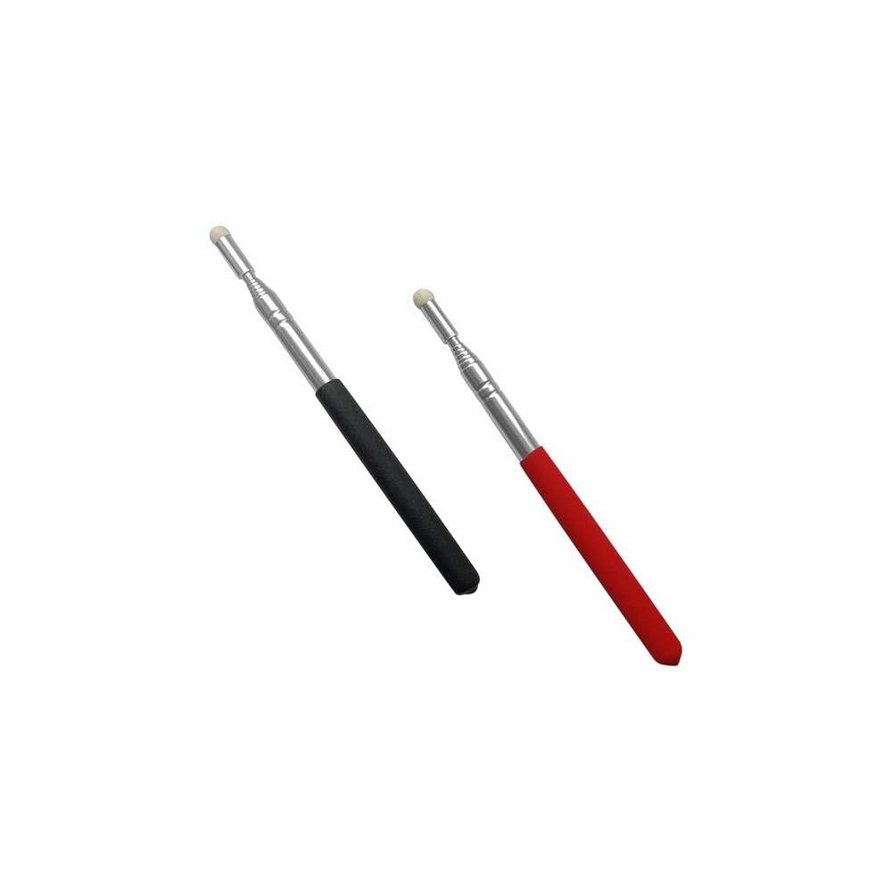 Telescopic Teacher Pointer Stick 39" Extendable Red Black - Non-Slip Handle