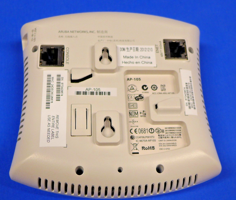 New Aruba Networks Wireless Access Point AP-105