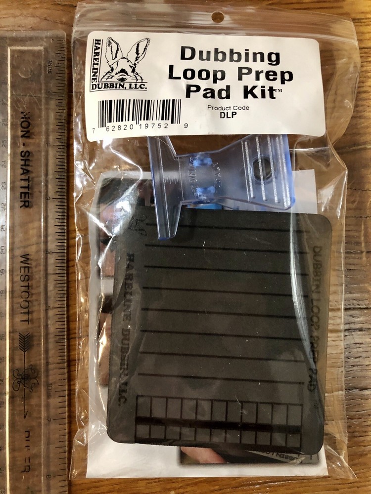 DUBBING LOOP PREP PAD KIT. HARELINE w/ STONFO MATERIAL CLIP. FLY TYING COMPOSITE