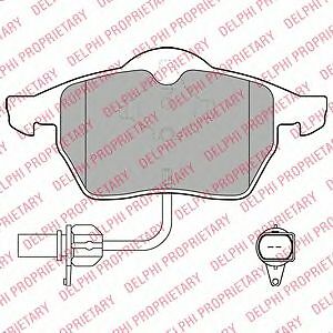 Front Axle BRAKE PADS SET for VW PASSAT Variant 2.8 4motion 2000-2005