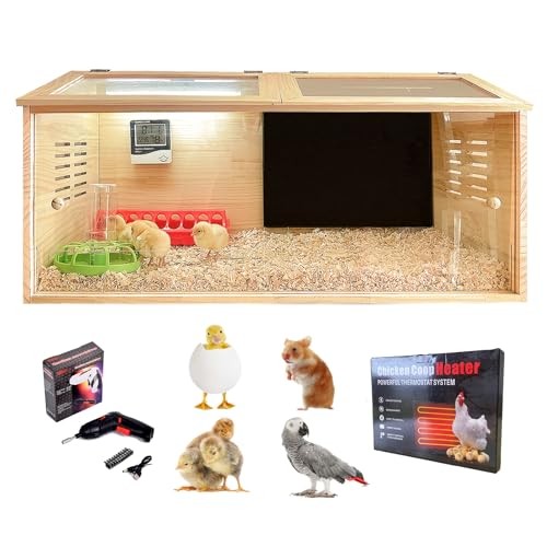 Brooder Box for Chicks,Quail cage,Baby Chicken 32" x 16" x 16"