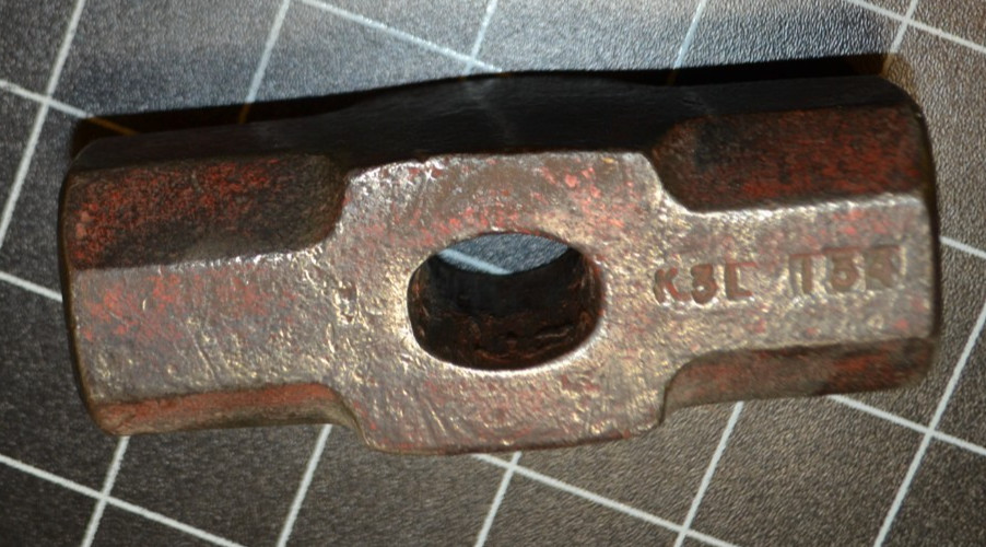 KLEIN& LOGAN? - 3# -SLEDGE HAMMER HEAD - BLACKSMITH - VERY GOOD+ CONDITION
