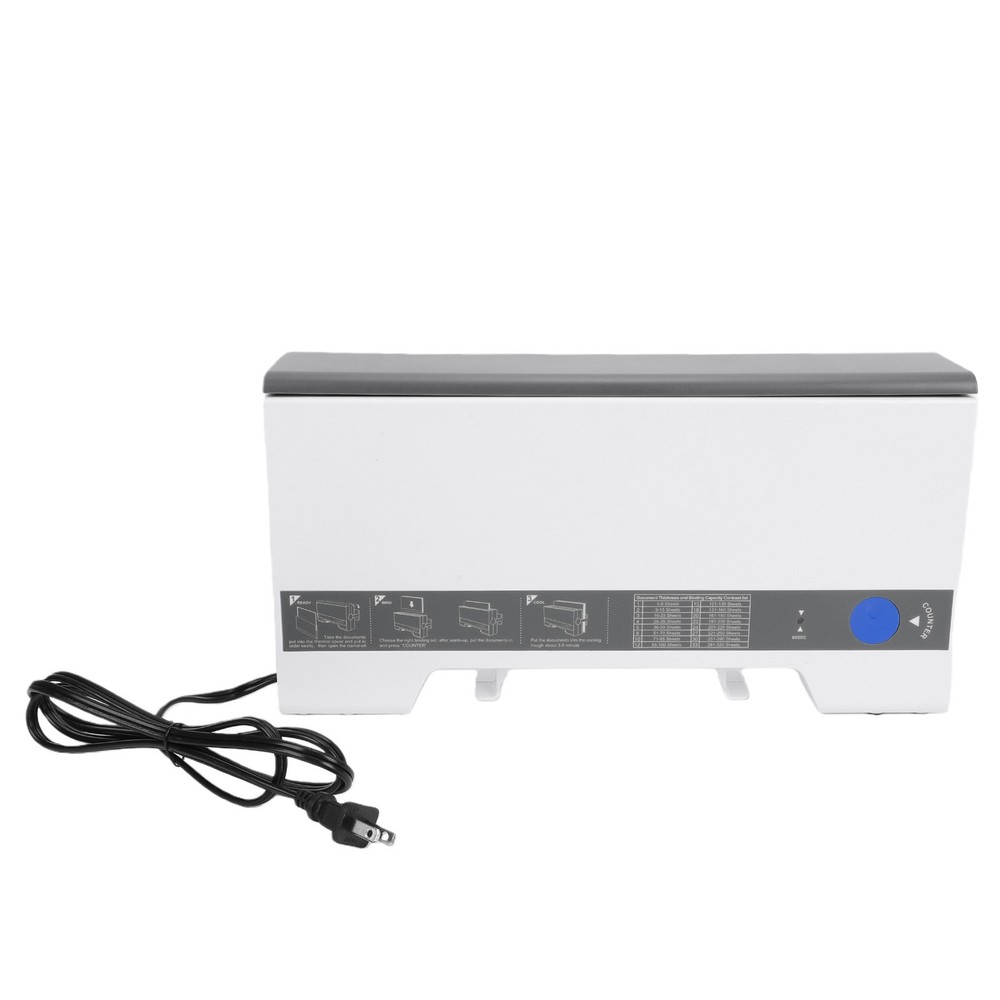 2-Thermal Binding Machine 280 Sheets Capacity Book Binder For A4 A5 Paper