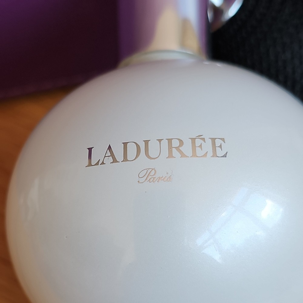 Ladurée White Perfume Atomiser Spray Empty Glass Bottle