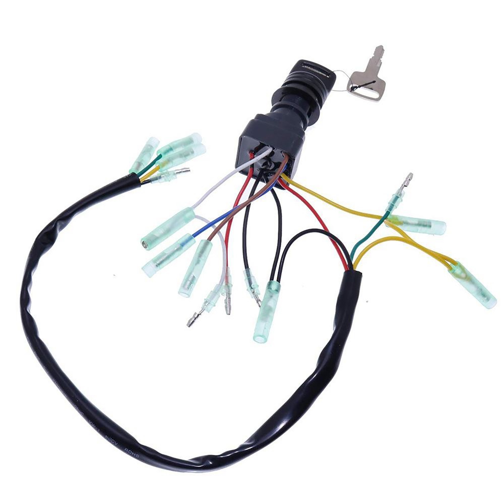 1 Set Ignition Main Key Switch Kit For Yamaha Outboard Motor Control Box