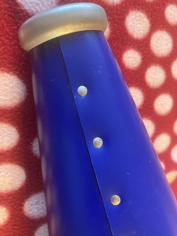 VINTAGE MEGAPHONE Blue 22X10 Beautiful!