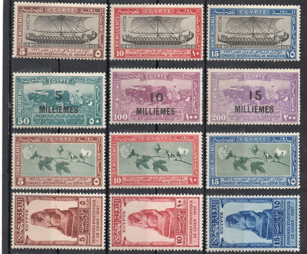 Egypt Collection 1926-31 MINT - c