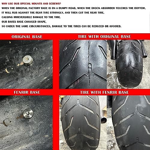 Silver Quick Release Motorcycle Fender - Silver Screws & Base