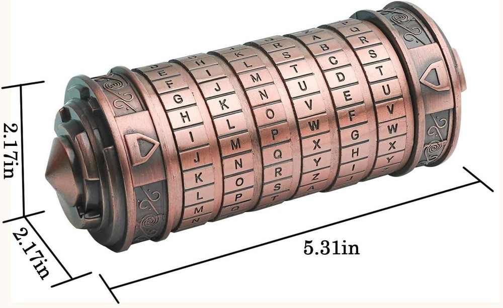 Customizable Da Vinci Code Cryptex - Lovely Anniversary & Valentine's Present