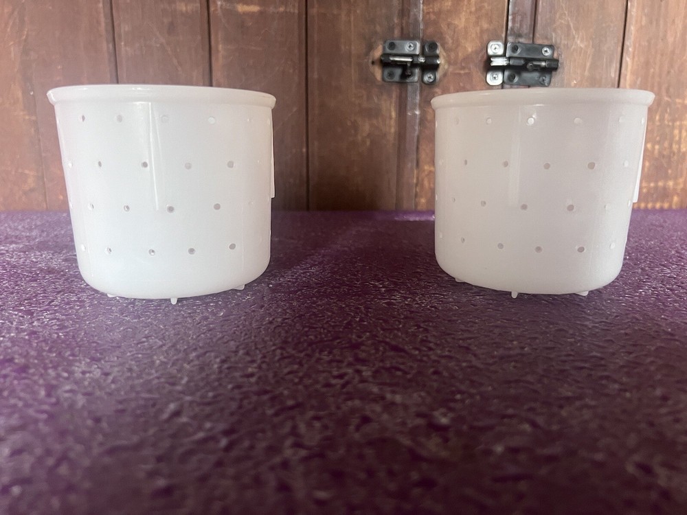 Blue cheese making mold 3 1/2”x3”