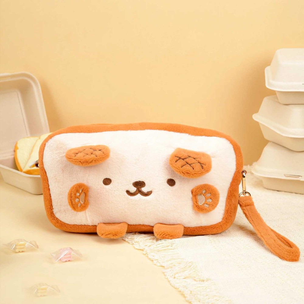 GeekShare Toast Plush Bag Carry Case with Shoulder Strap for Switch/Switch OLED