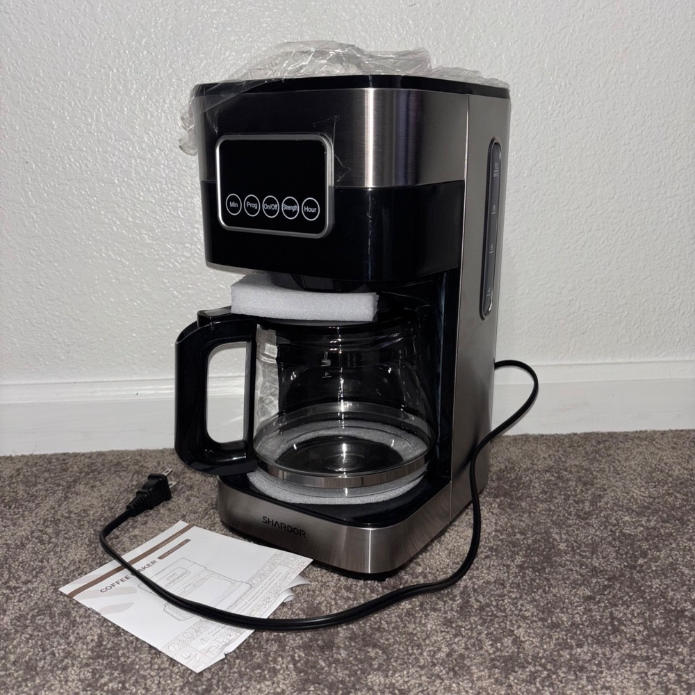 12-Cup Touchscreen Coffee Maker CM1429TE-UL Programmable Stainless Steel OpenBox