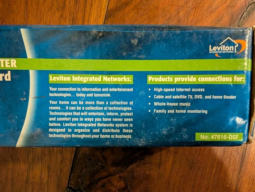 Leviton DSL Computer Filter Module Hi-Speed With Bracket 47616-DSF NEW Sealed