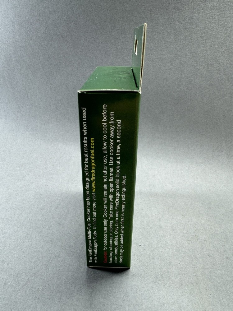 Bushcraft FireDragon Multi-Fuel Cooker Retracting Sidewall Removeable Windshield