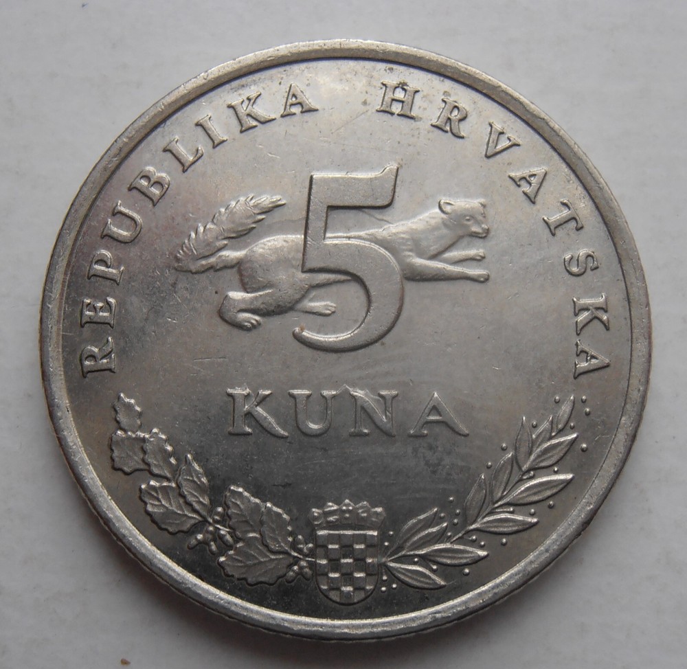 CROATIA 5 KUNA 2007
