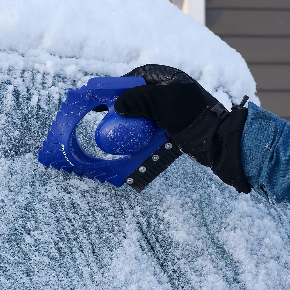 Snow Joe SJEG-DZ Ice Dozer Scraper with Squeegee | Windshield Snow Tool