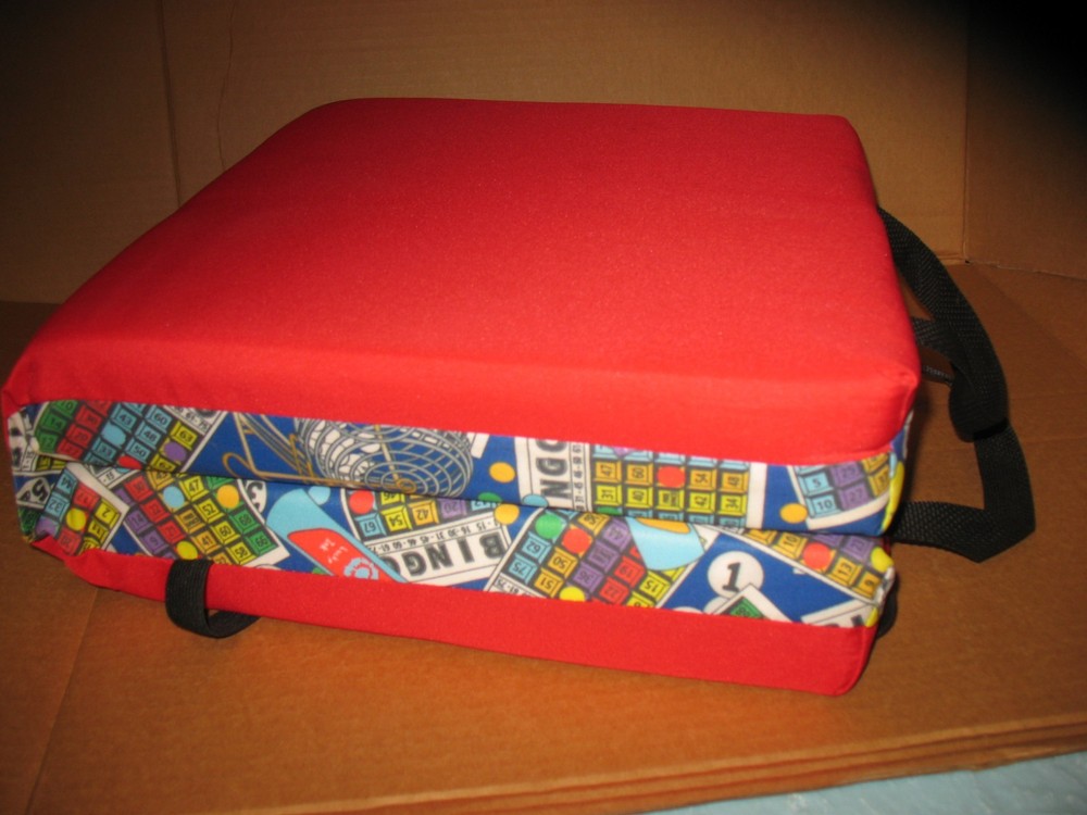 Classic Bingo Double Seat Cushion Extra Thick 3"
