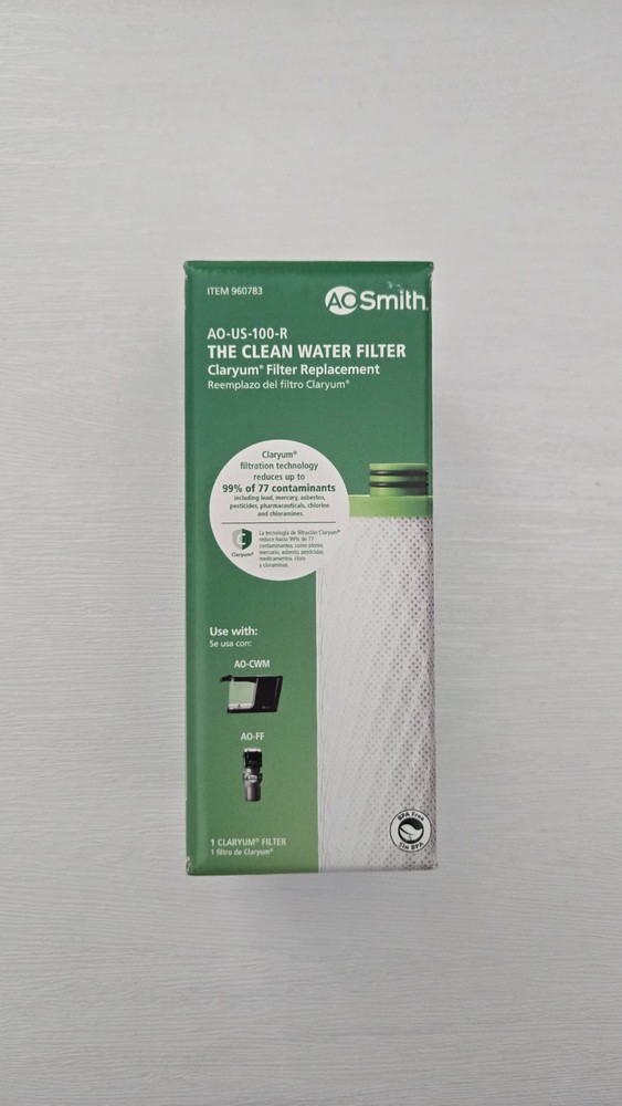 🔥AO SMITH Clean Water Filter Claryum Filter Replacement AO-US-100-R New